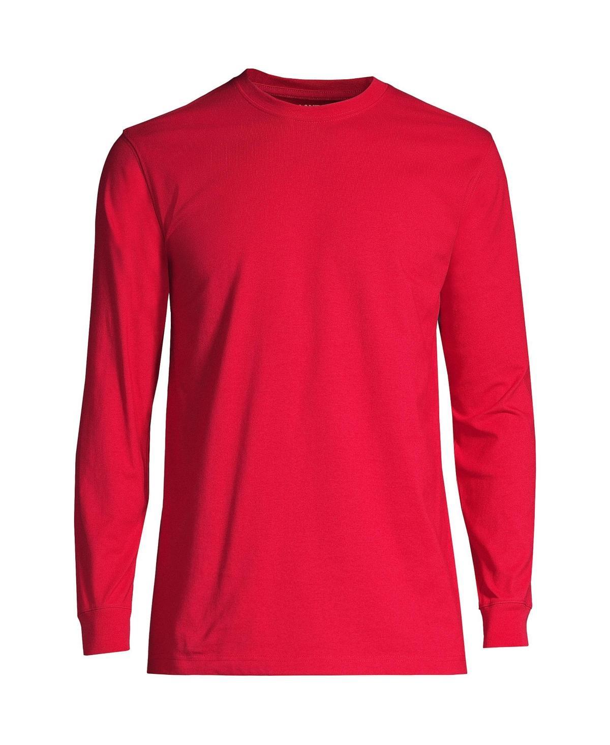 Mens Lands End Super-T Long Sleeve T-Shirt Product Image