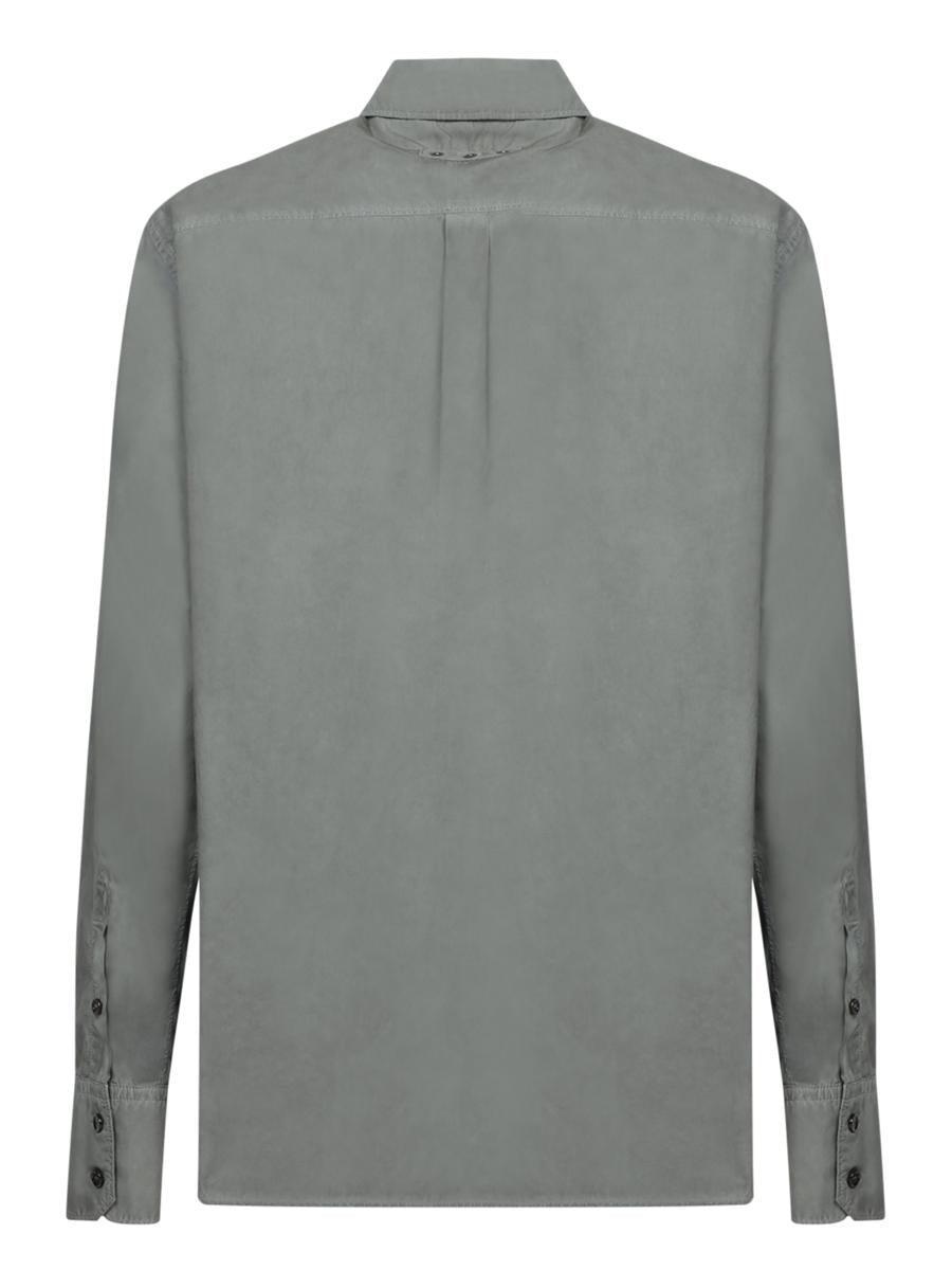 Garment Dyed Grey Shirt Product Image