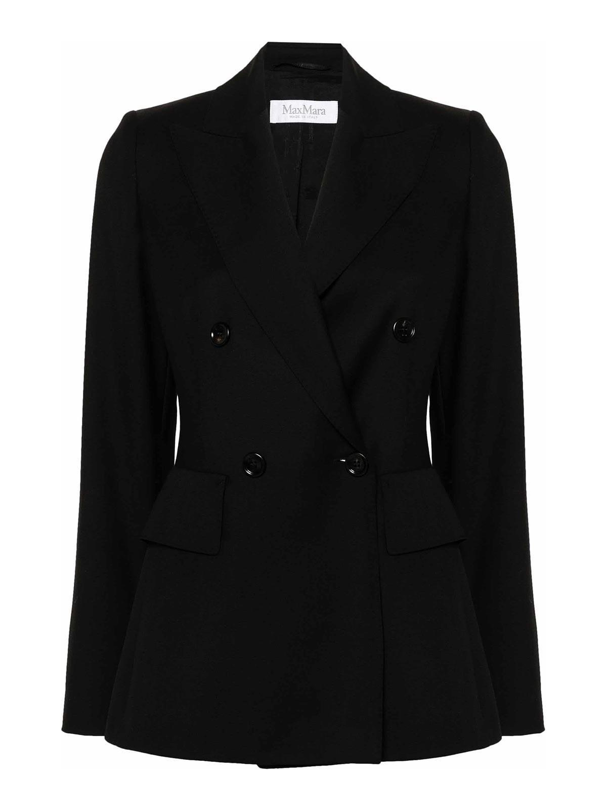 MAX MARA Osanna Double-breasted Blazer In Black   Product Image