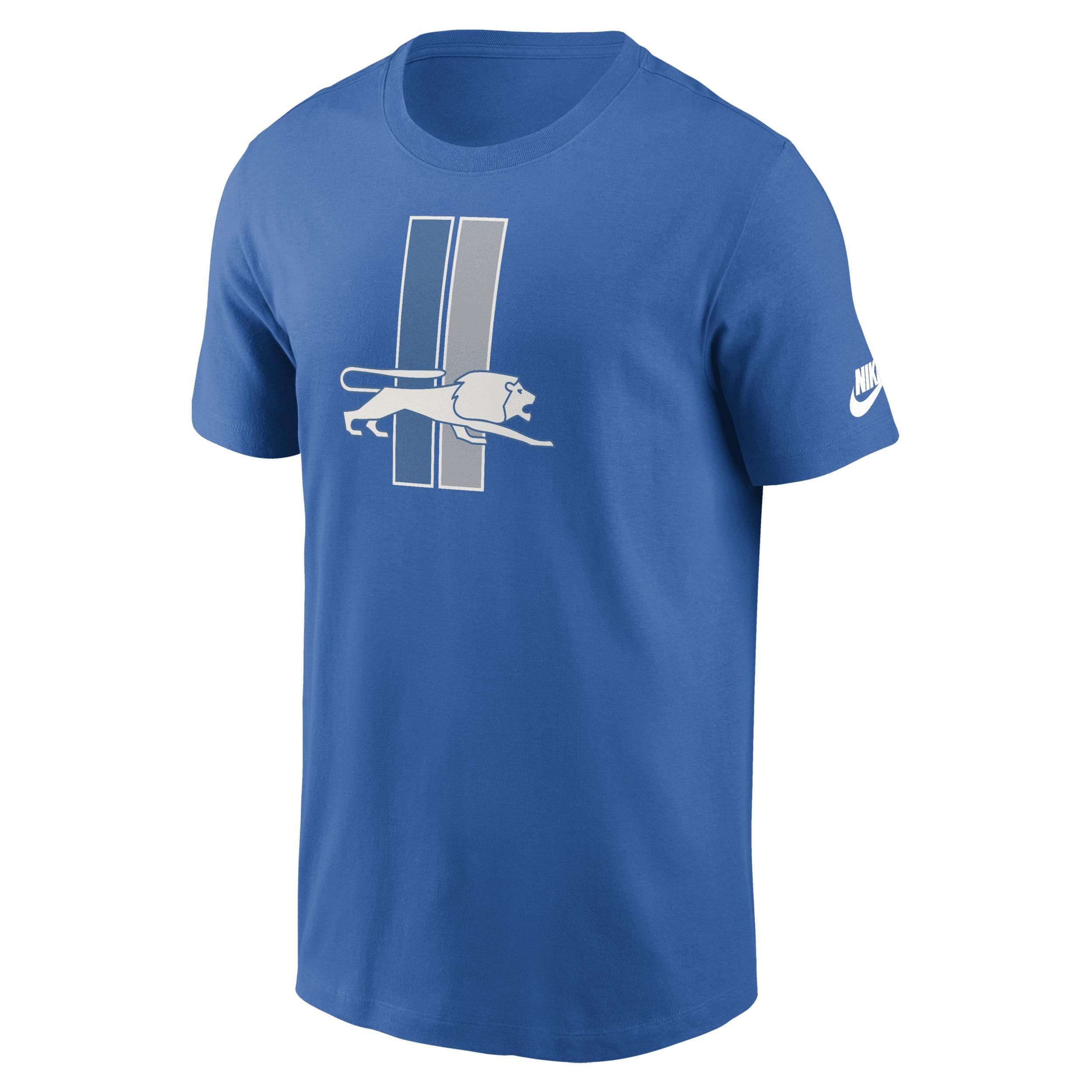 Mens Nike Detroit Lions Primetime Wordmark Essential T-Shirt Product Image