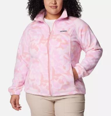 Columbia Women's Benton Springs Printed Full Zip Fleece Jacket - Plus Size- Product Image