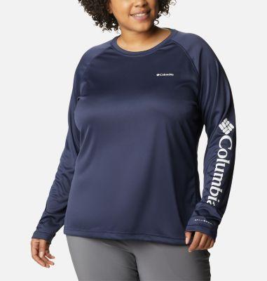 Plus Size Columbia Fork Stream UPF 50 Active Tee, Womens Product Image