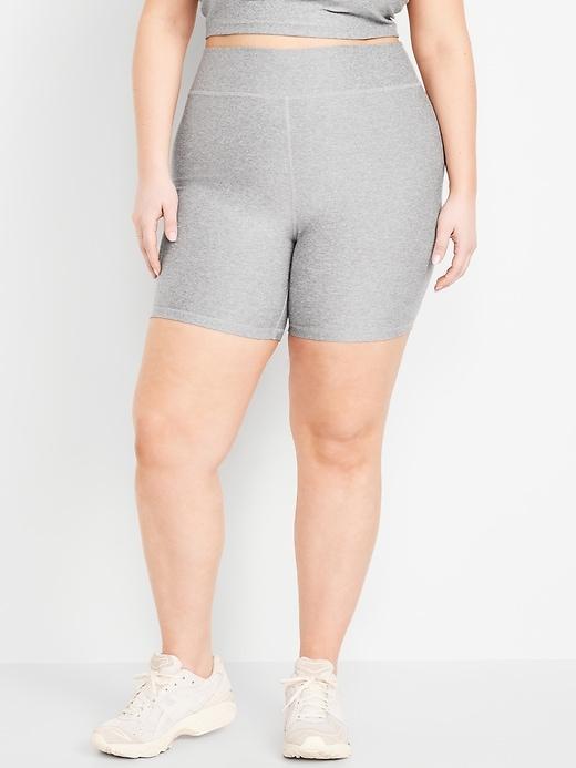 Extra High-Waisted CloudComfy Biker Shorts -- 6-inch inseam Product Image