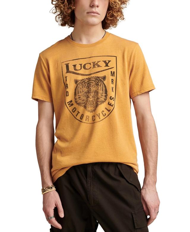 Lucky Brand Mens Lucky Motorcycles T-shirts Product Image