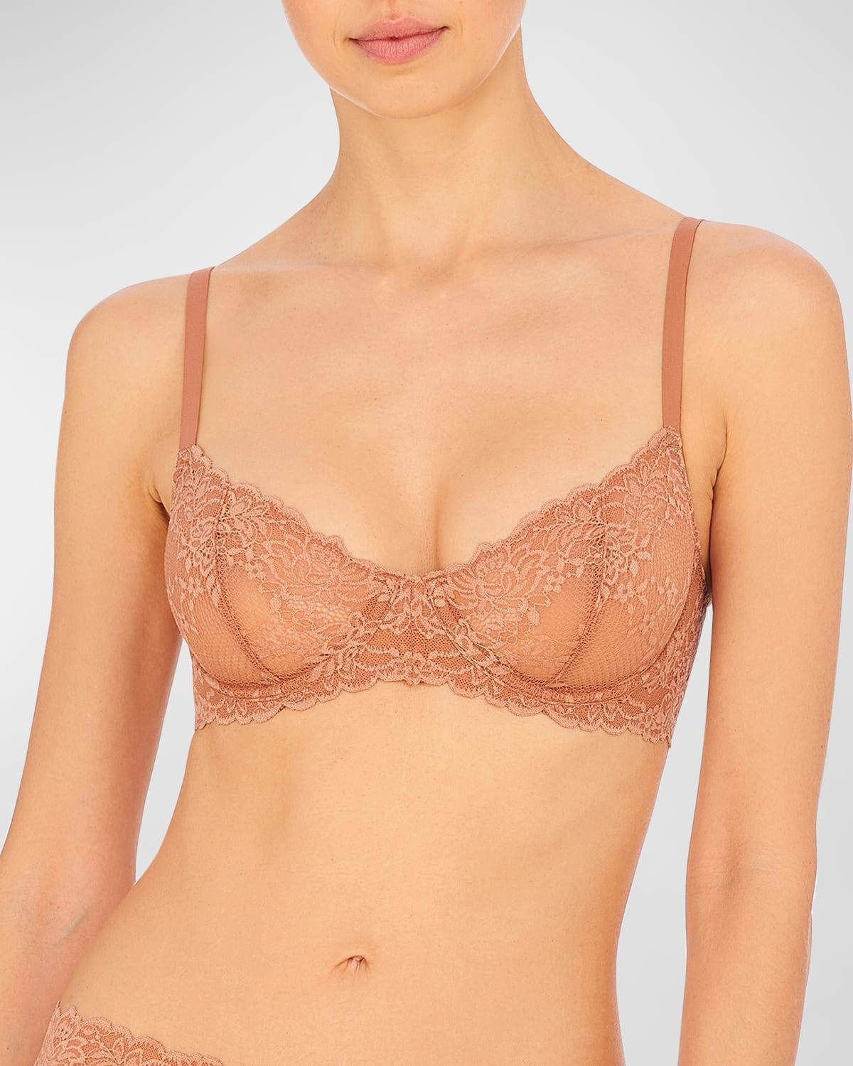 Natori Heavenly Lace Convertible Balconette Bra Product Image