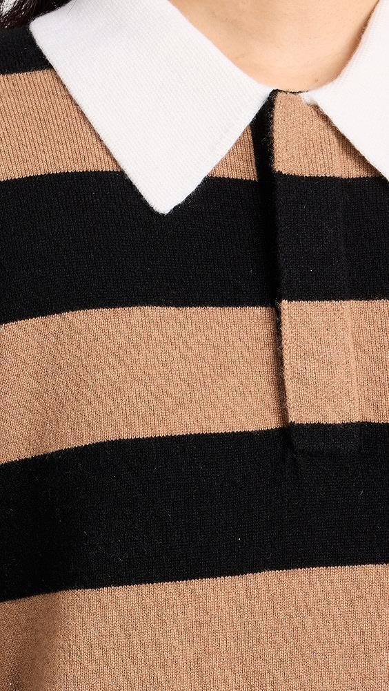 Guest in Residence Striped Rugby Cashmere Sweater | Shopbop Product Image