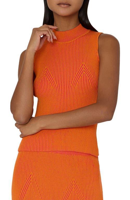 Ribbed Mock-Neck Shell Top Product Image