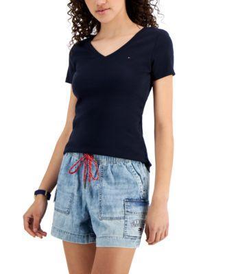 Women's V-Neck T-Shirt, Created for Macy's Product Image