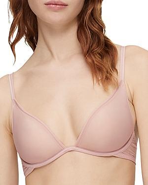 Calvin Klein Sheer Marquisette Underwire Unlined Plunge Bra Product Image