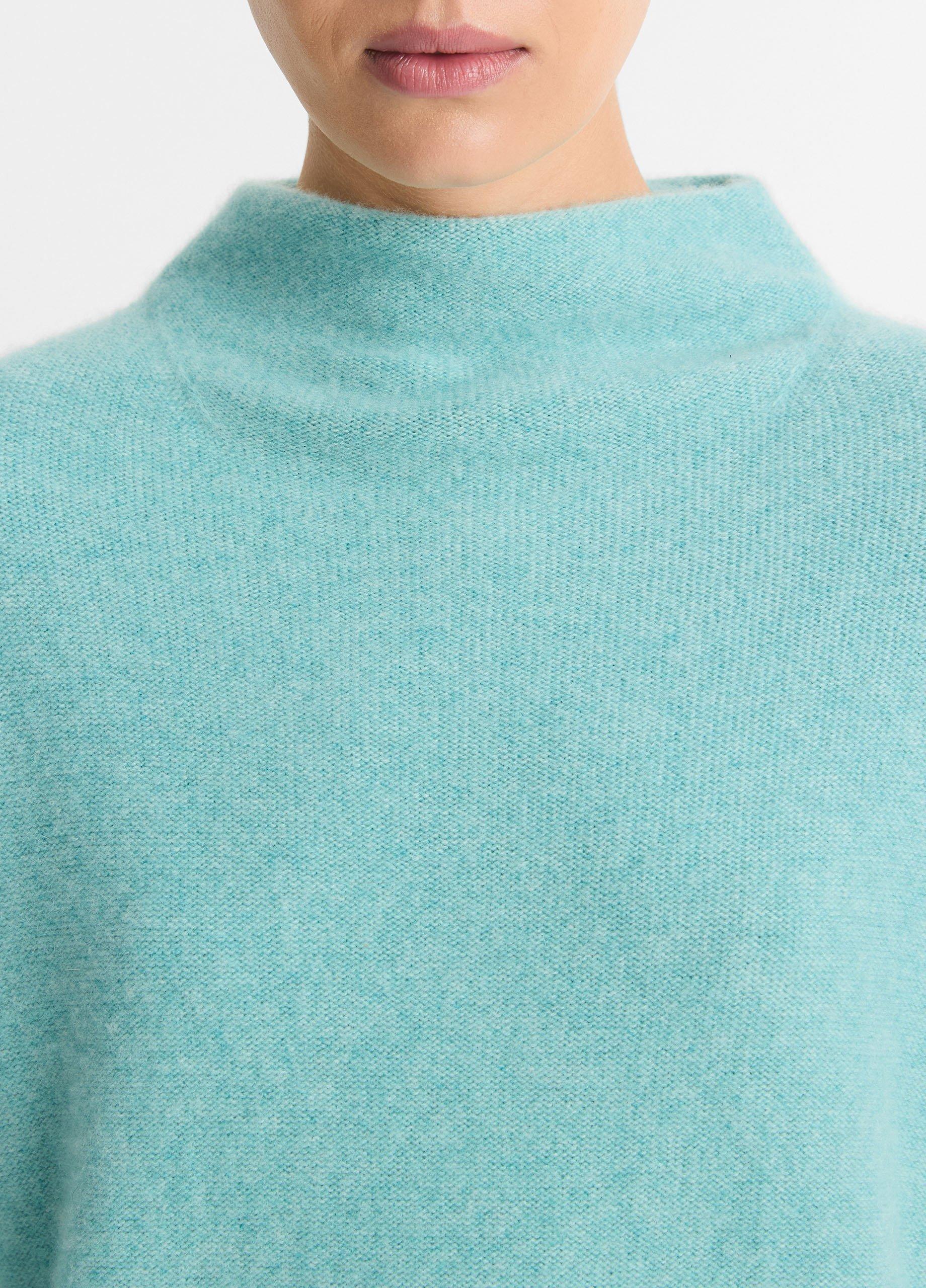 Plush Cashmere Funnel Neck Sweater Product Image