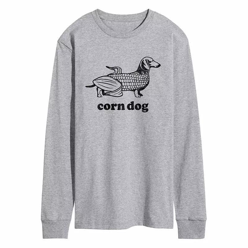 Mens Corn Dog Tee Grey Grey Product Image