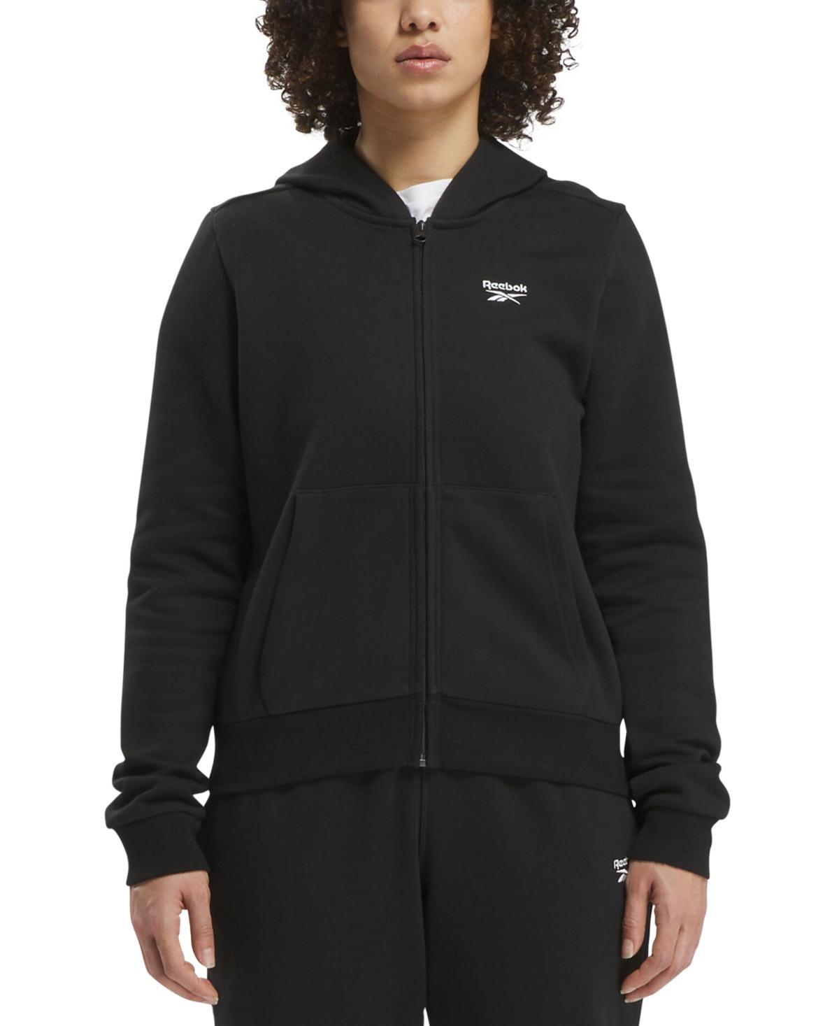 Reebok Womens Identity Small Logo Full Zip Hoodie Product Image