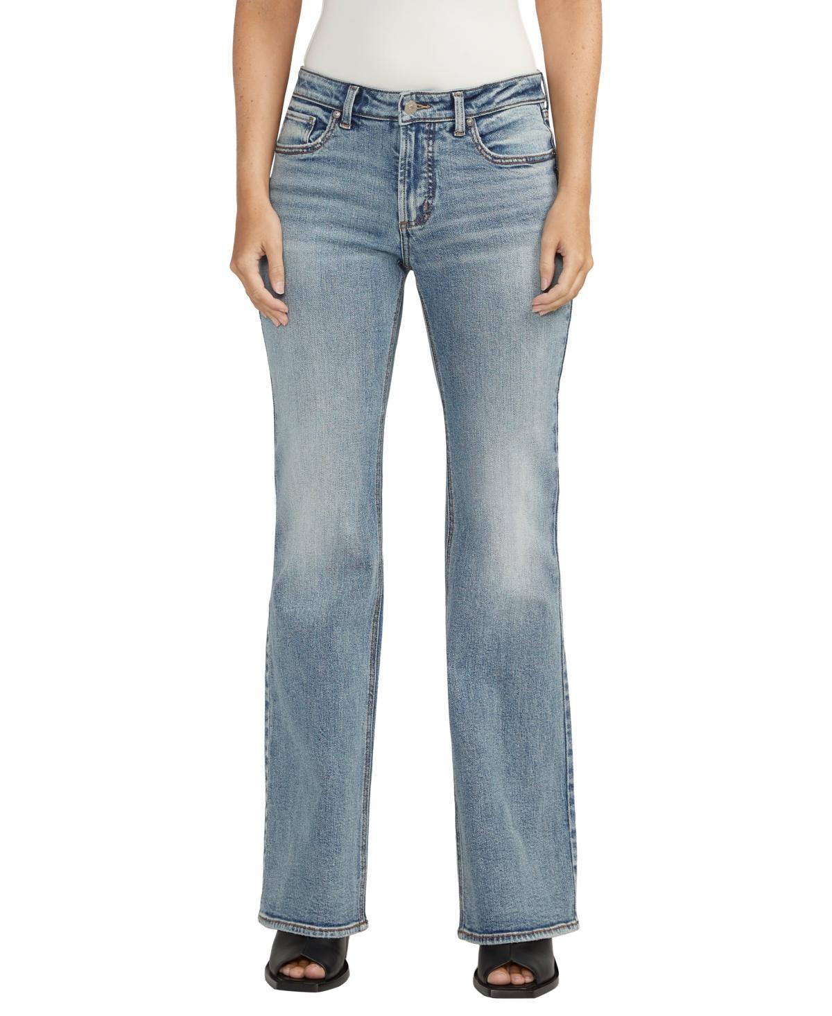 Silver Jeans Co. Womens Be Low Low Rise Flare Jeans Product Image