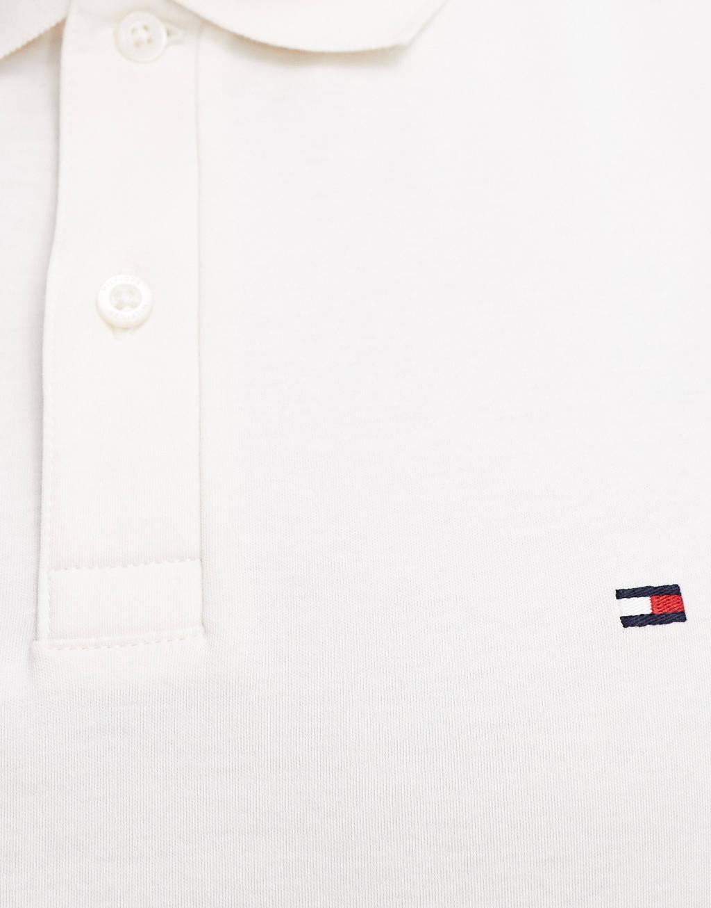 Tommy Hilfiger cotton essential polo shirt in ivory Product Image