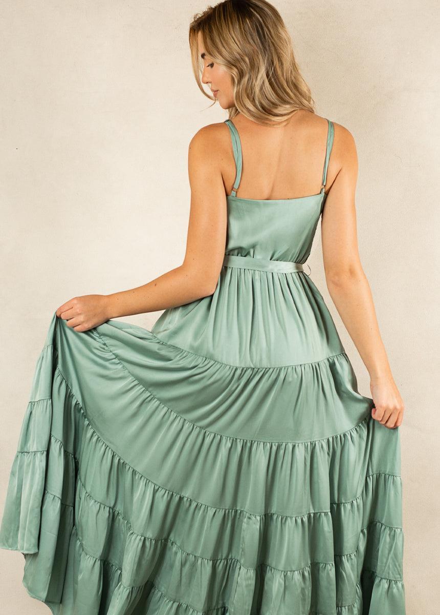 Zayla Dress in Seaglass Product Image