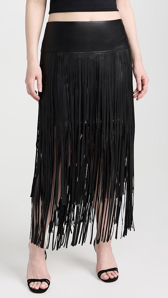 L'AGENCE Karolina Fringe Skirt | Shopbop Product Image