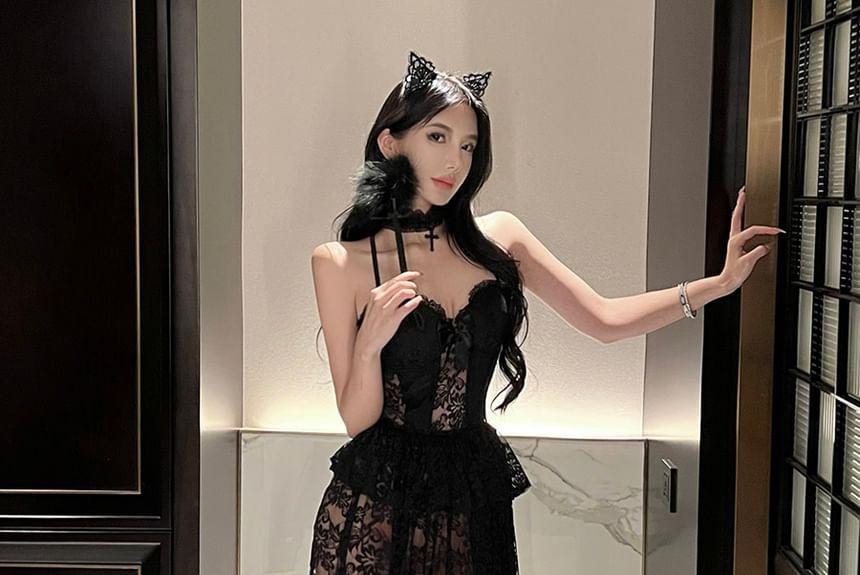 Cat Witch Lingerie Costume / Set Product Image