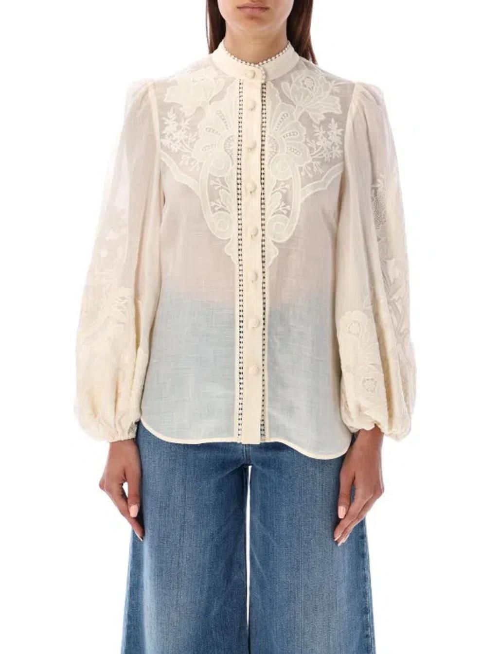 Ottie Blouse In Neutrals product image