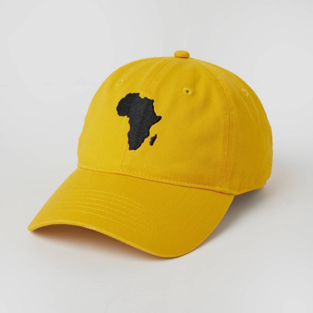 Mens Cotton Dad Baseball Hat - Yellow Product Image