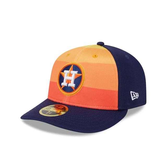 Houston Astros 2024 Batting Practice Low Profile 59FIFTY Fitted Hat Male Product Image