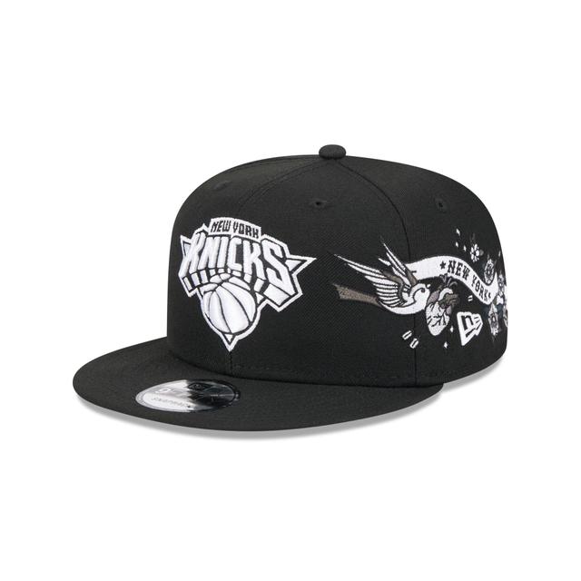 New York Knicks City Art 9FIFTY Snapback Hat Male Product Image