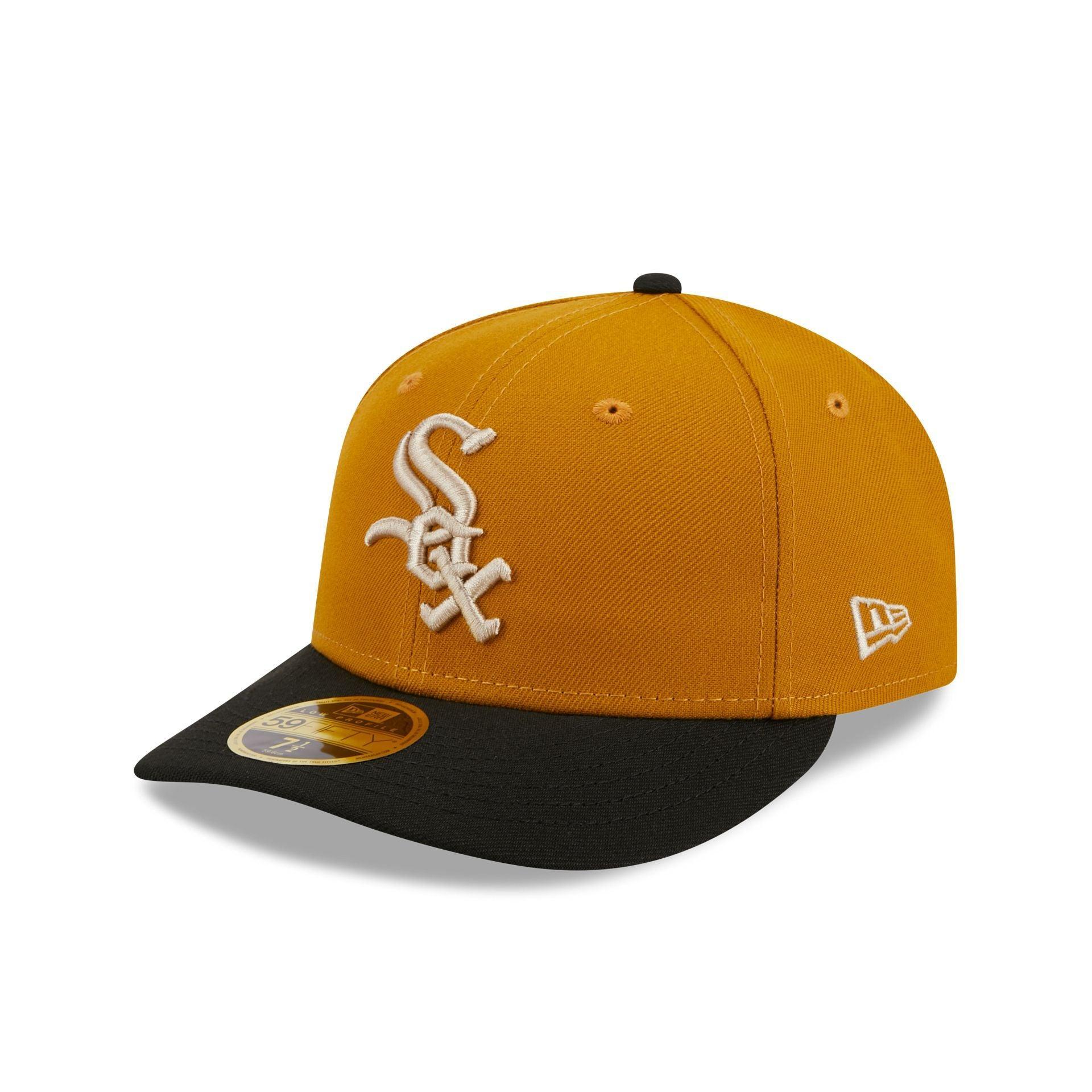 Chicago White Sox Vintage Gold Low Profile 59FIFTY Fitted Hat Male Product Image