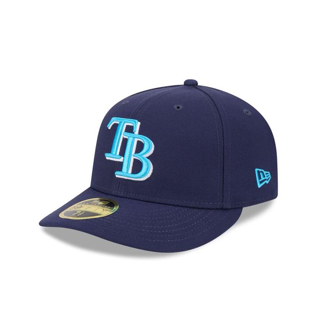 Tampa Bay Rays Father's Day 2024 Low Profile 59FIFTY Fitted Hat Male Product Image