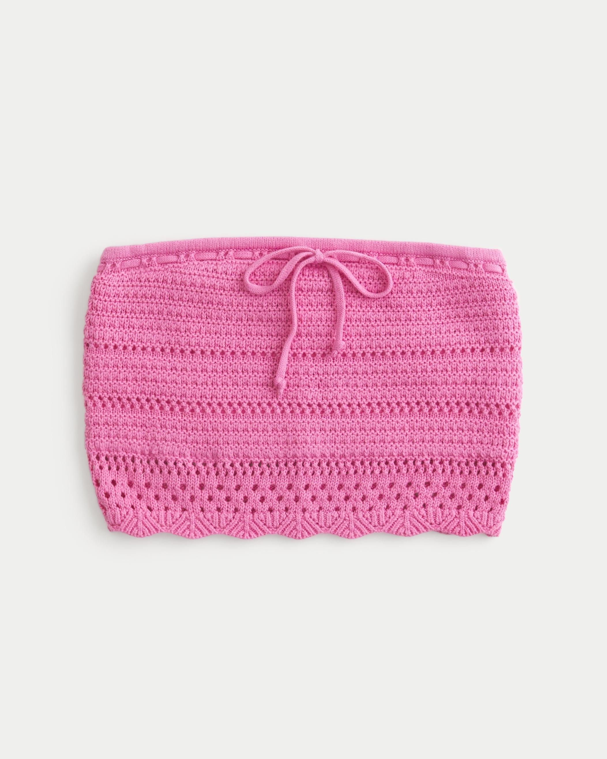 Crochet-Style Tube Top Product Image