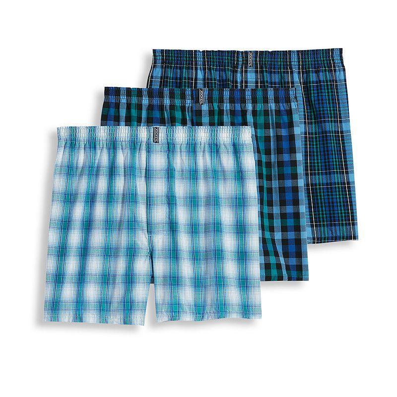 Mens Jockey 3-pack Classic Full-Cut Woven Boxers Product Image