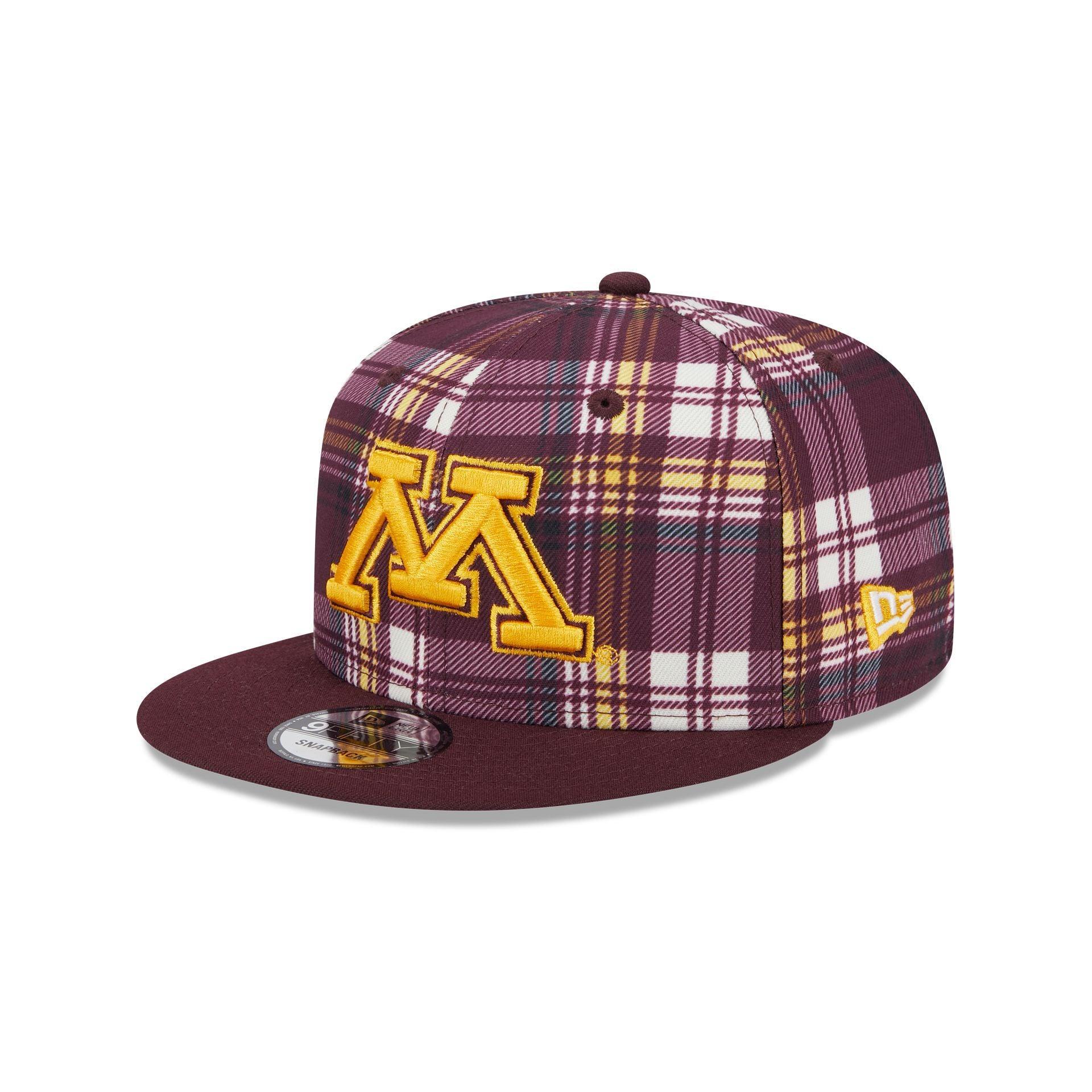 Minnesota Gophers Plaid 9FIFTY Snapback Hat Male Product Image