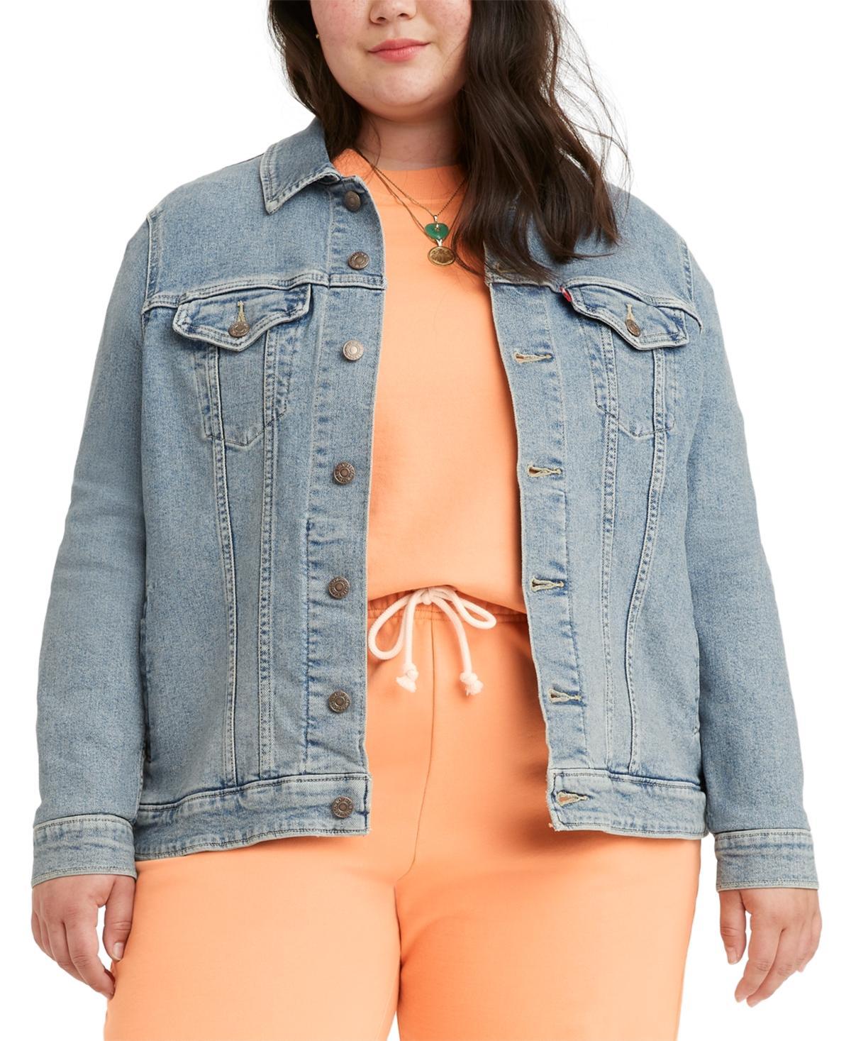 Plus Size Levis Original Trucker Jean Jacket, Womens Product Image