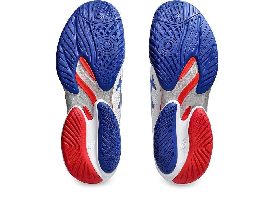 ASICS Men's Court FF 3 Novak Asics Blue) Men's Shoes Product Image