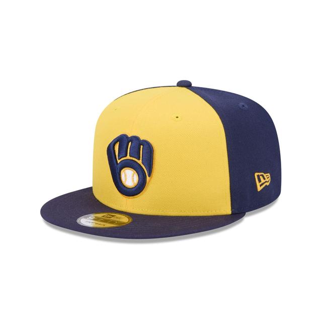 Milwaukee Brewers Cooperstown 9FIFTY Snapback Hat Male Product Image