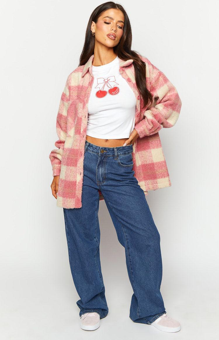 Neve Pink Check Jacket Product Image