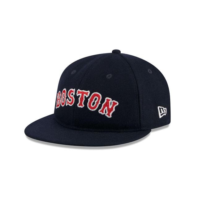 Boston Red Sox Melton Wool Retro Crown 9FIFTY Adjustable Hat Male Product Image