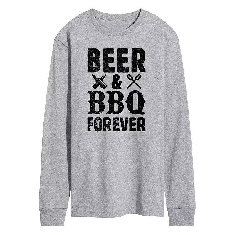 Mens Beer & BBQ Forever Graphic Tee Product Image