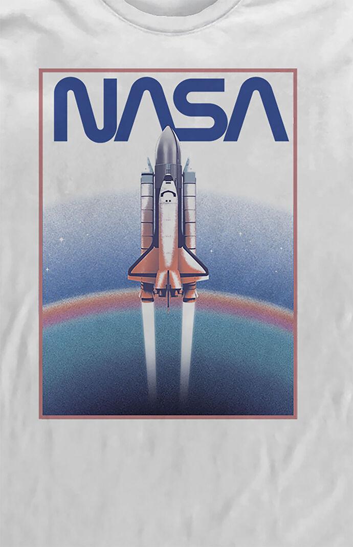 Mens NASA Cloud Breach Long Sleeve T-Shirt Product Image