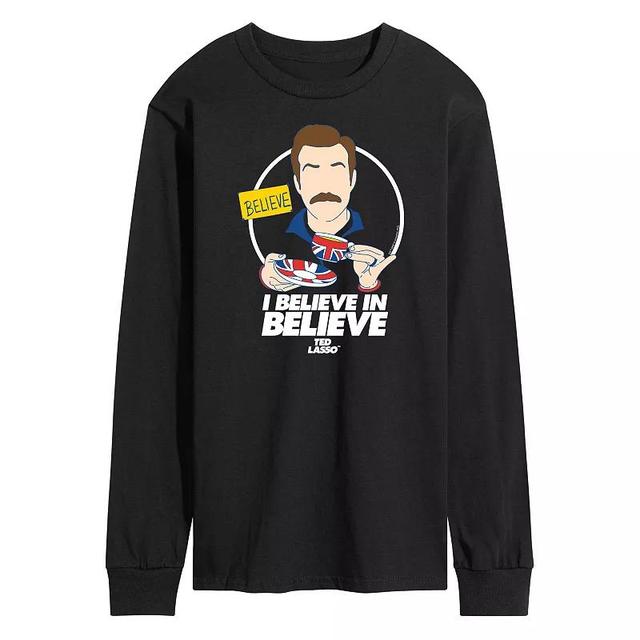 Mens Ted Lasso I Believe Long Sleeve Graphic Tee Product Image