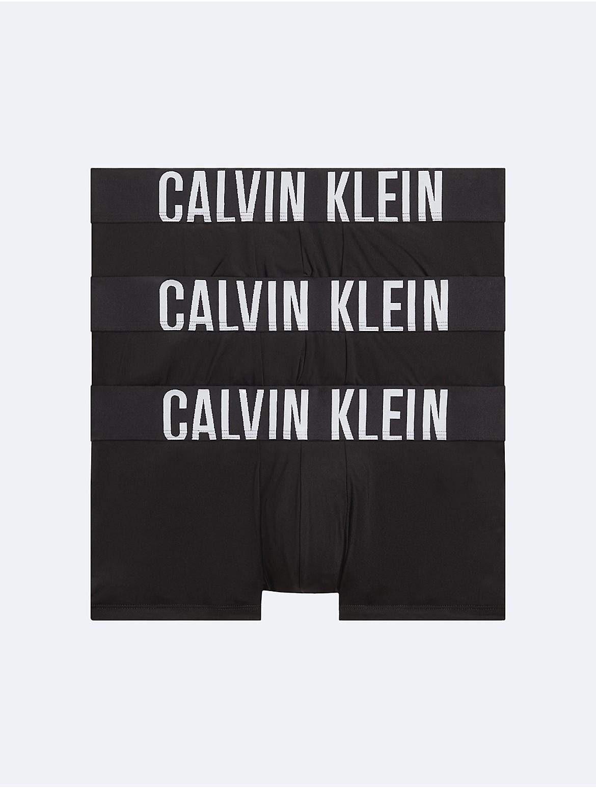 Calvin Klein Mens Intense Power Micro 3-Pack Low Rise Trunk - Black - S Product Image