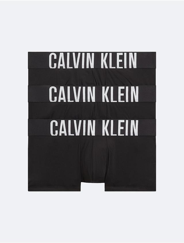 Calvin Klein Mens Intense Power Micro 3-Pack Low Rise Trunk - Black - M Product Image