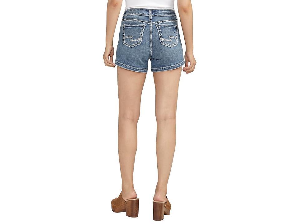 Silver Jeans Co. Womens Elyse Comfort-Fit Denim Shorts Product Image