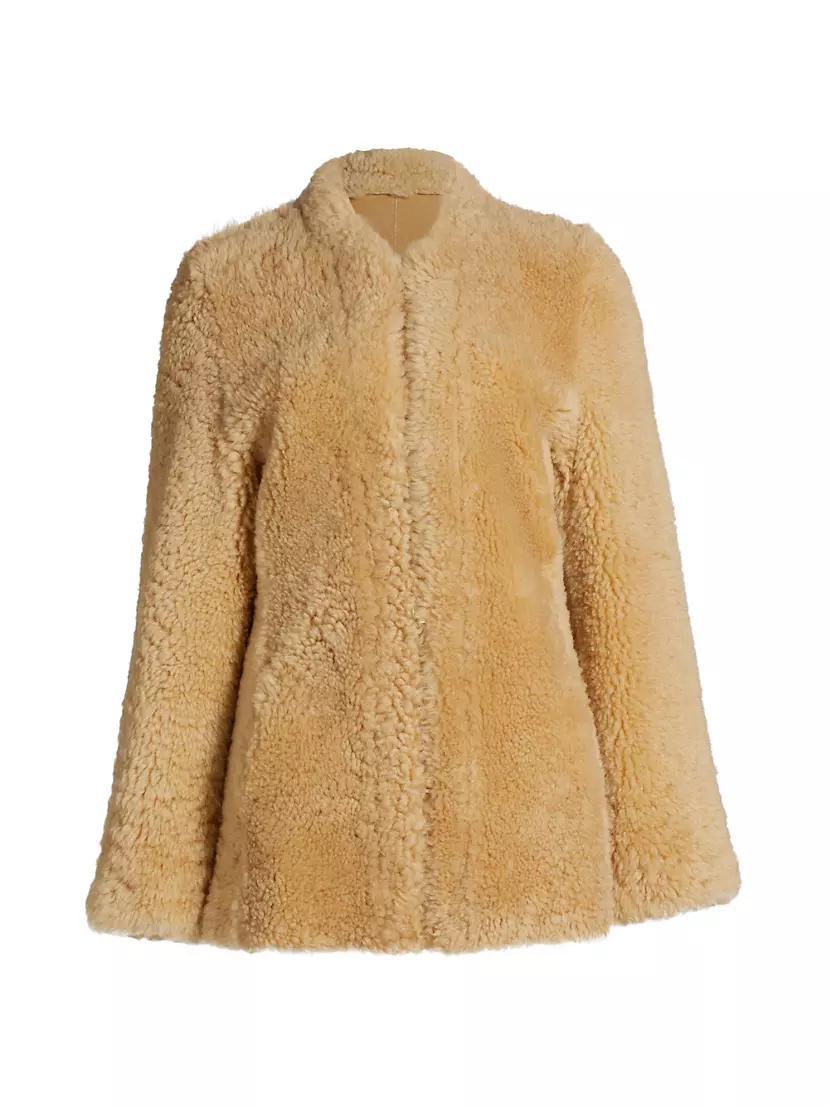 Cinched Shearling Jacket product image