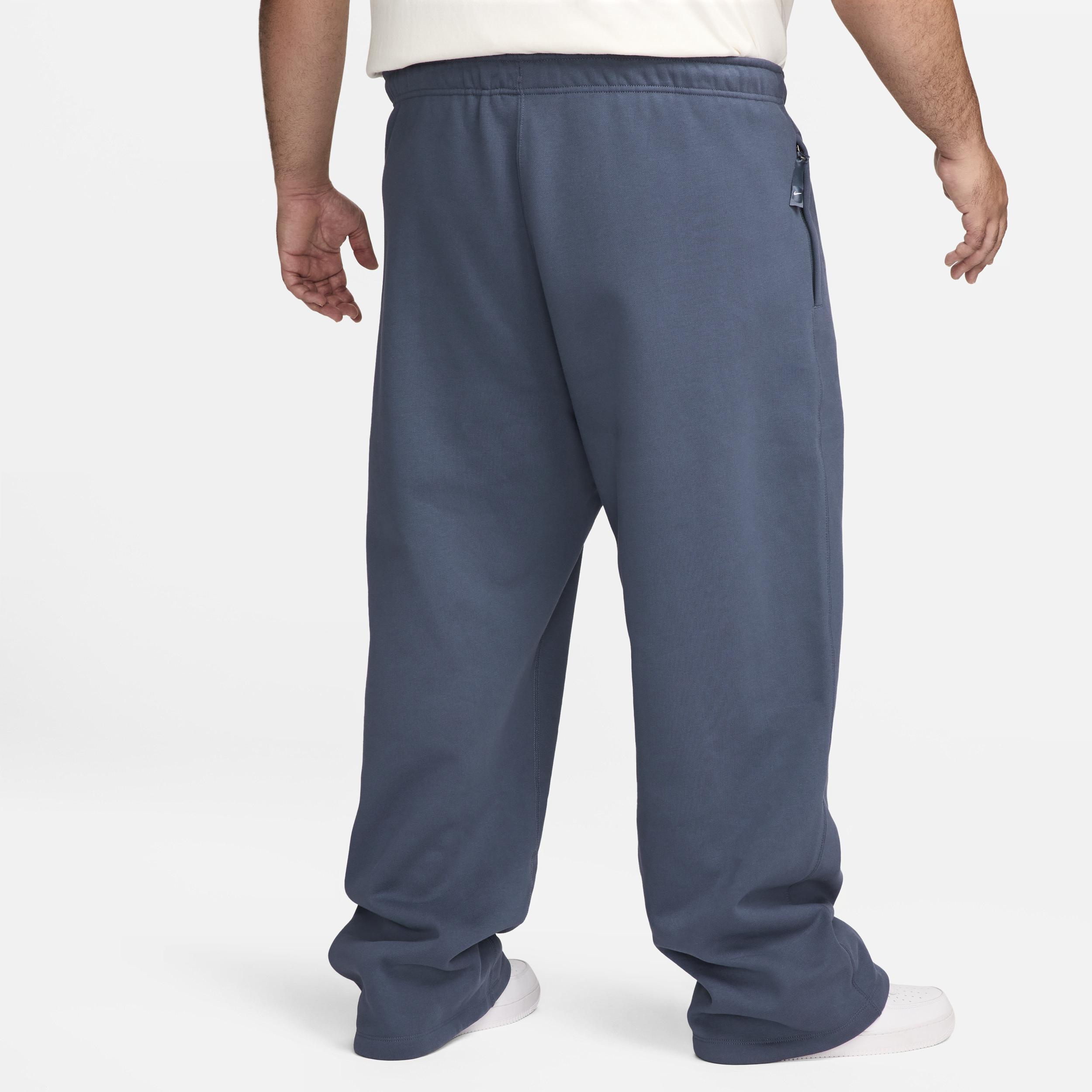 Nike Solo Swoosh Men's Open-Hem Fleece Pants Product Image