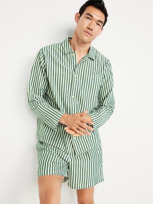 Poplin Pajama Short Set Product Image