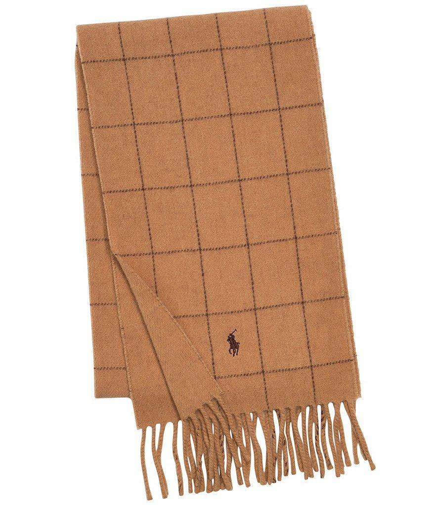 Polo Ralph Lauren Reversible Windowpane Scarf Product Image