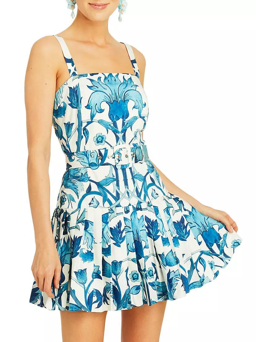 Virginie Floral Sleeveless Midi-Dress Product Image