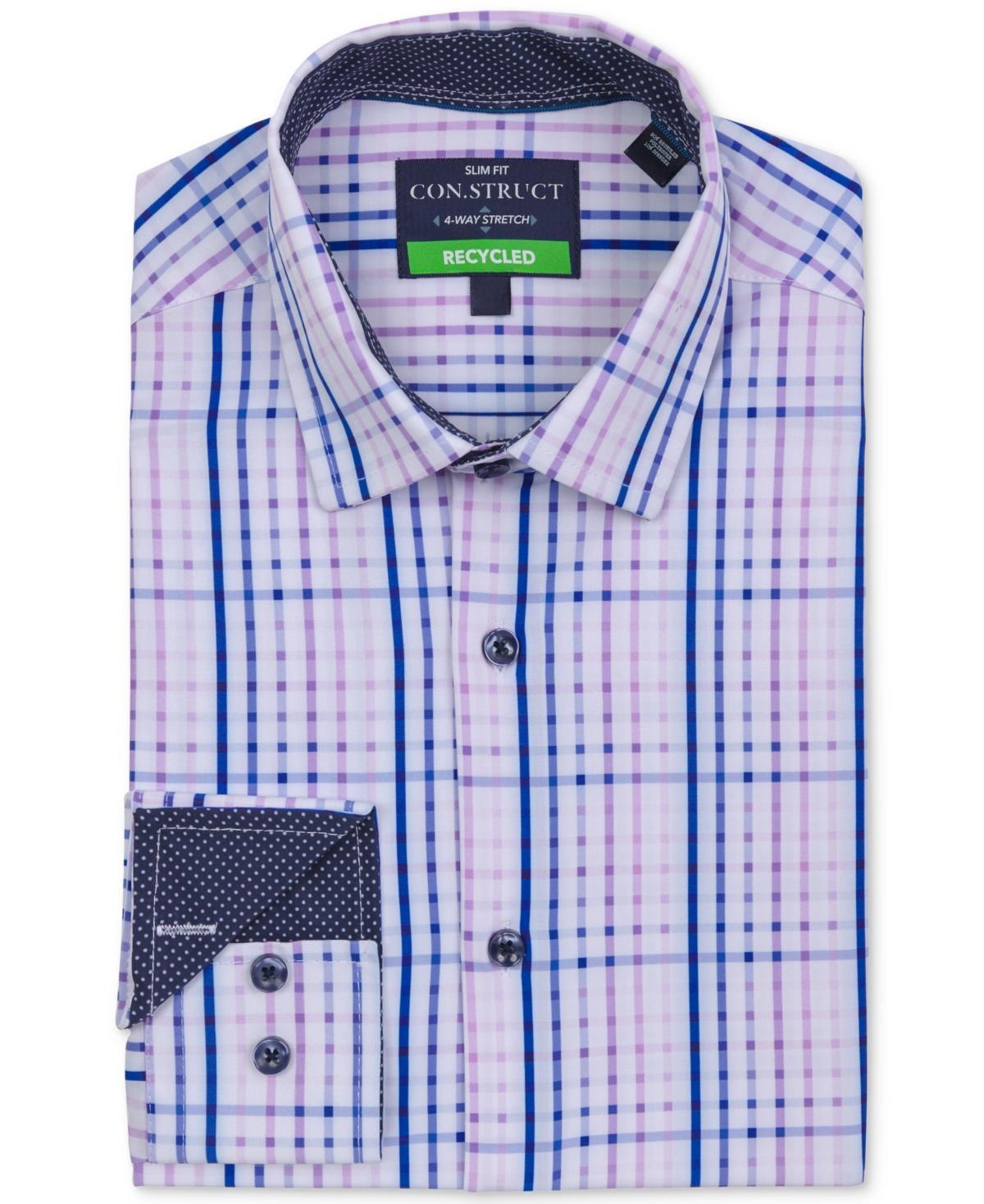 ConStruct Mens Plaid Dress Shirt Product Image