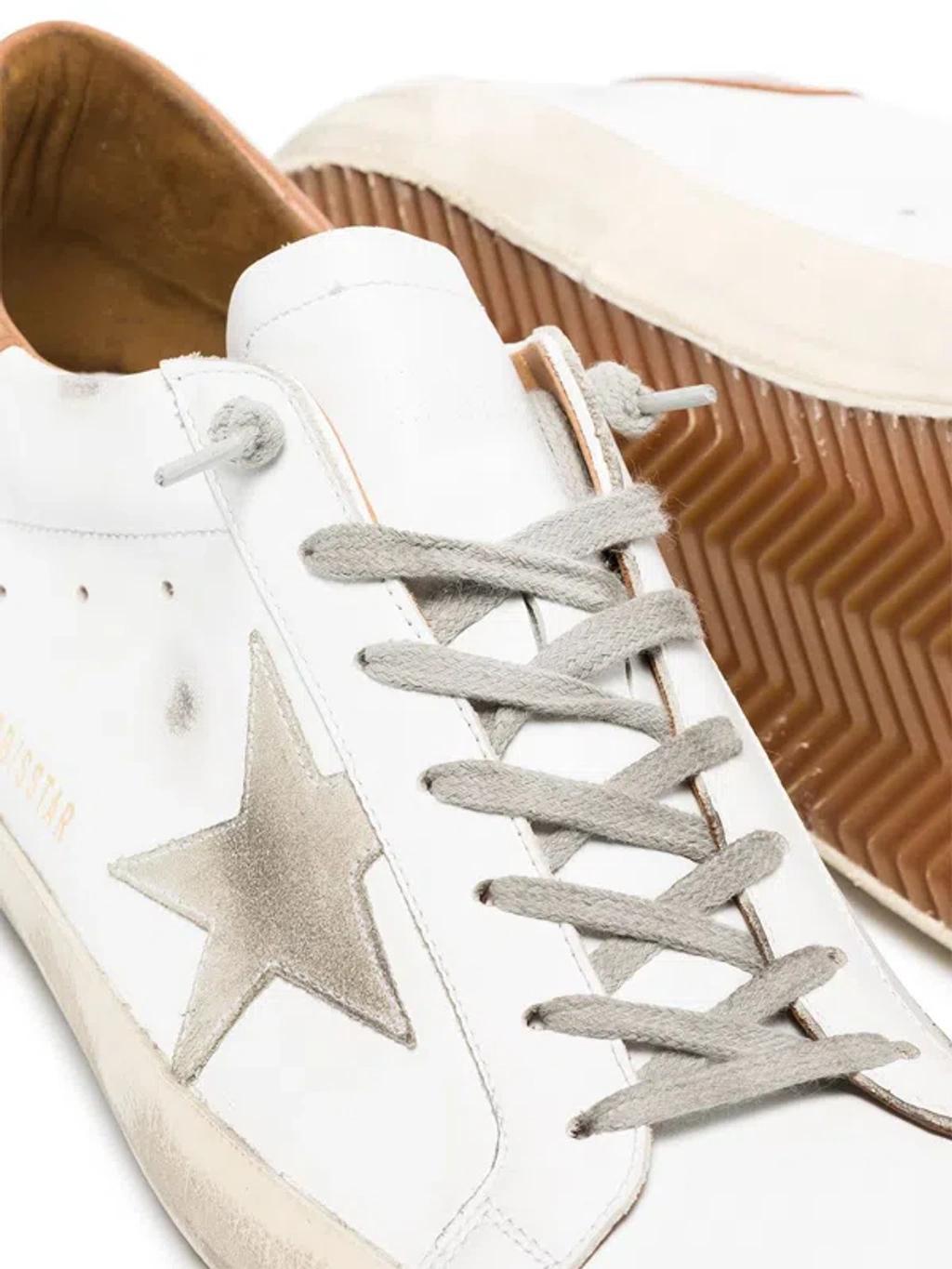 GOLDEN GOOSE Super-star Low-top Sneakers In White Product Image