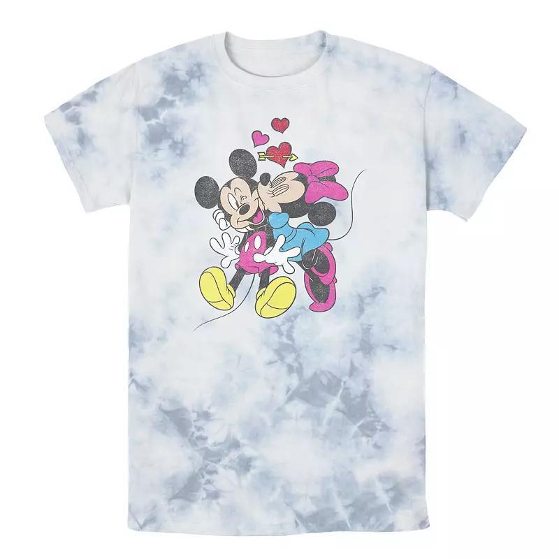 Mens Disney Mickey & Friends Valentine Couple Wash Tee Product Image