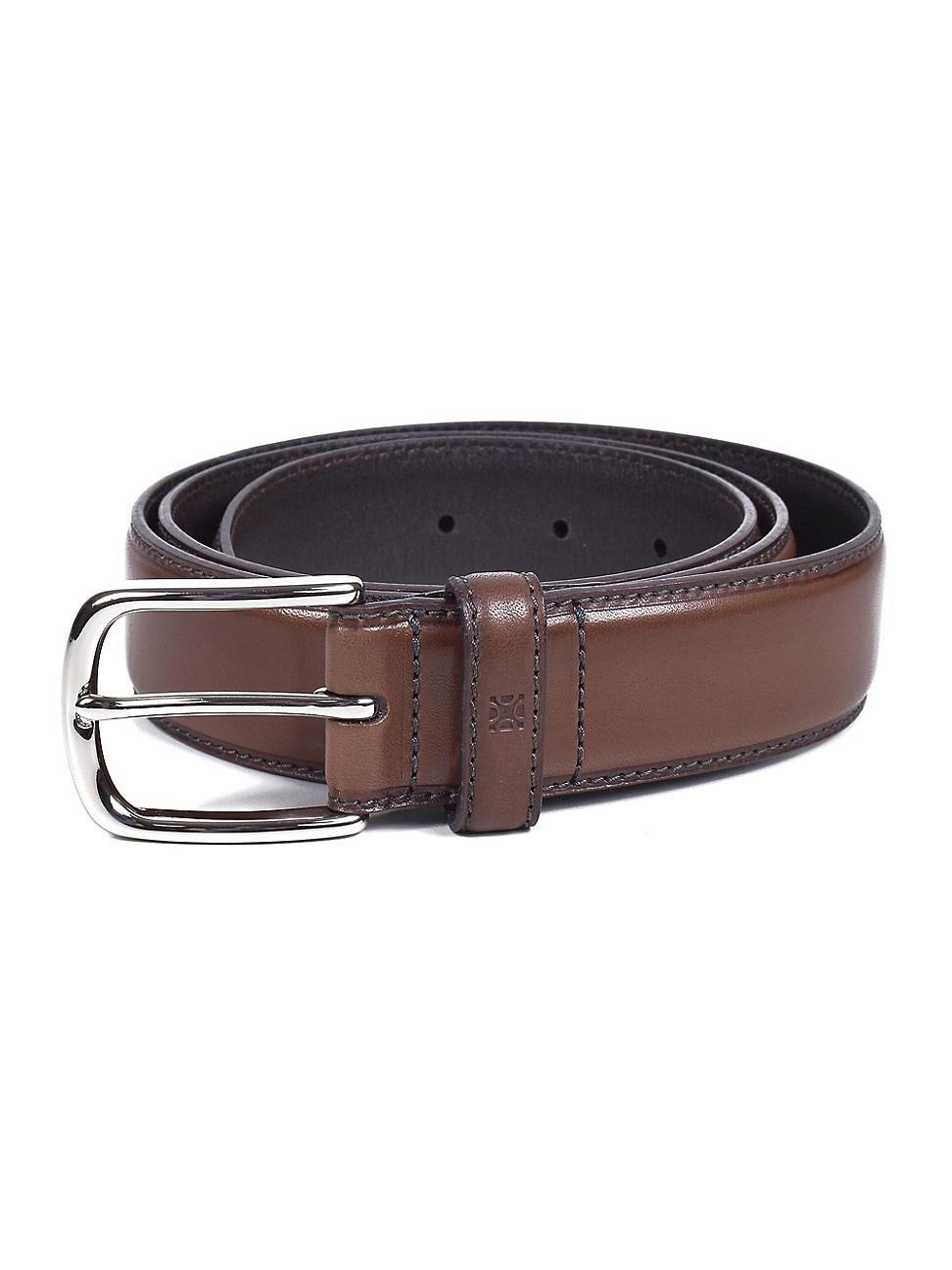 Mens Leather Buckle Belt Product Image